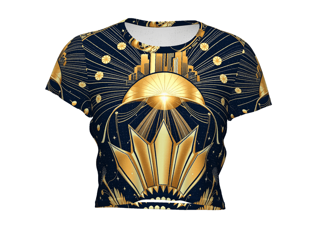 All-Over Print Crop Tee