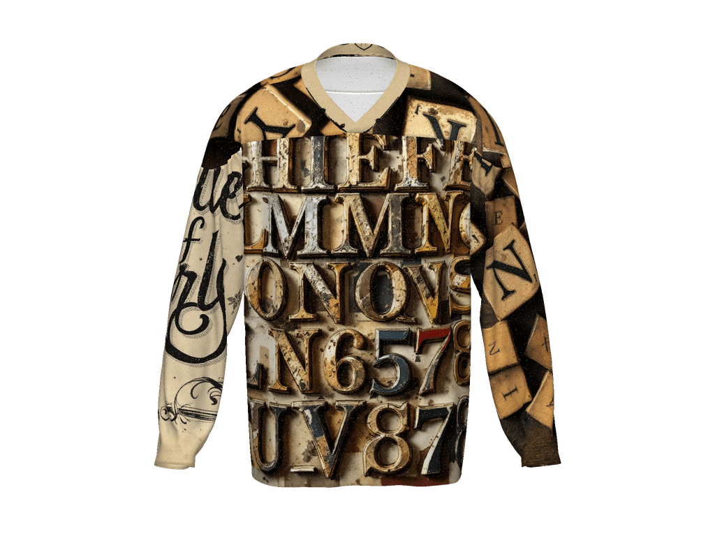 All-Over Print Recycled Hockey Fan Jersey