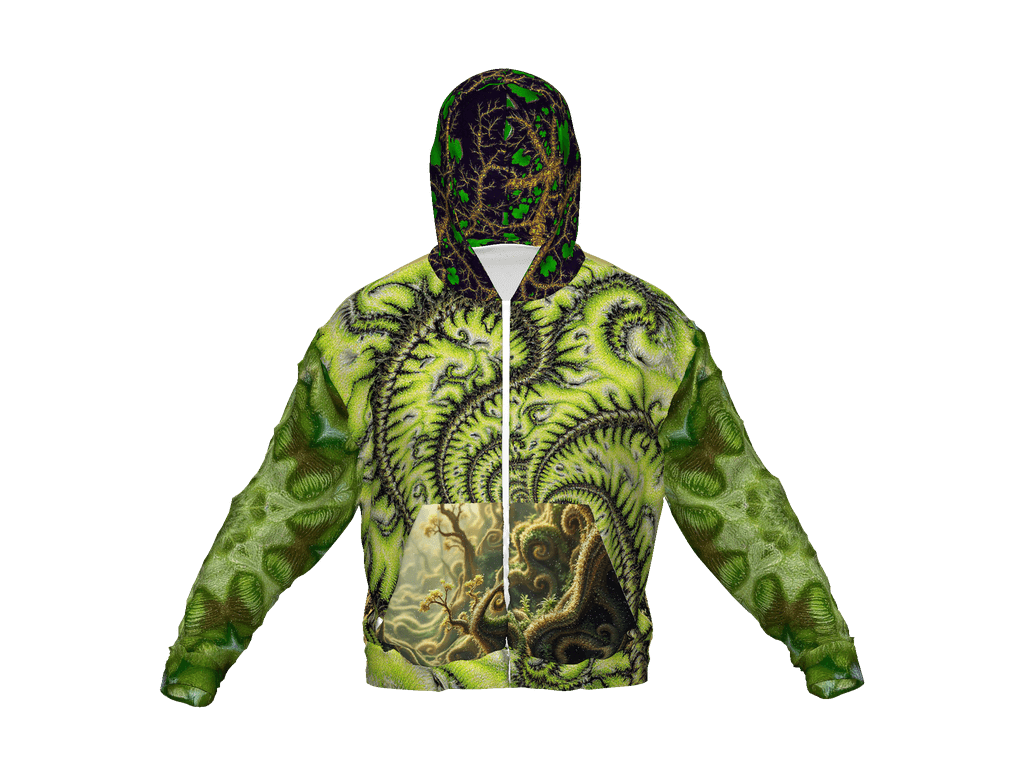 All-Over Print Recycled Unisex Zip Hoodie