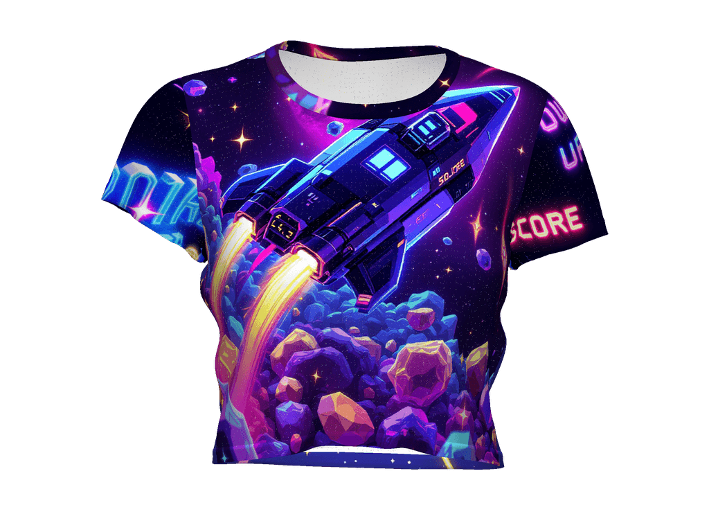 All-Over Print Crop Tee