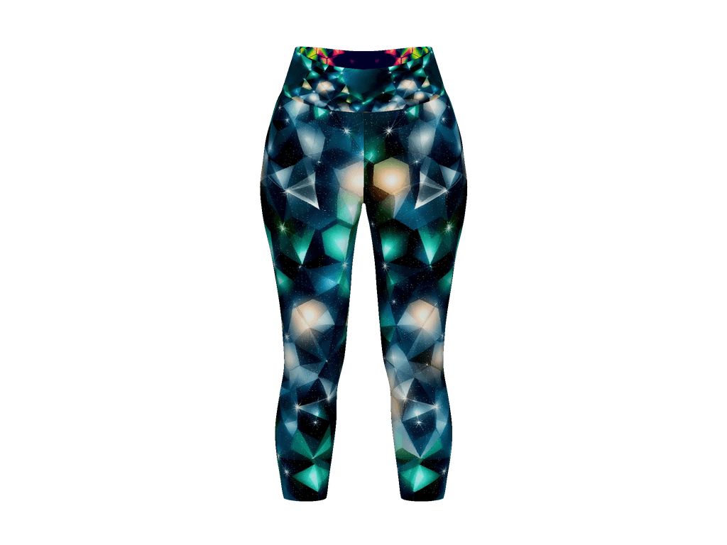 All-Over Print Yoga Capri Leggings