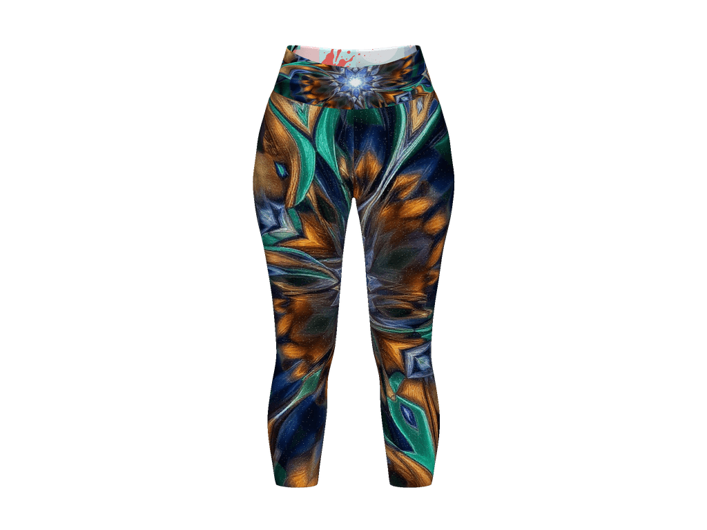 All-Over Print Yoga Capri Leggings