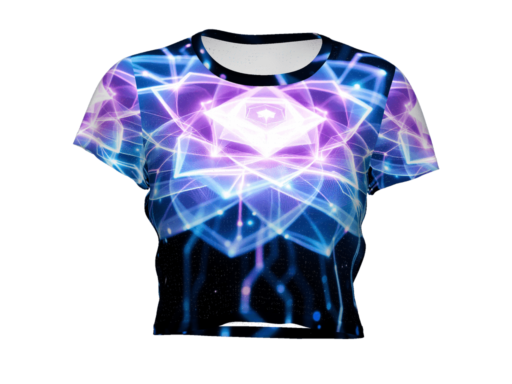 All-Over Print Crop Tee