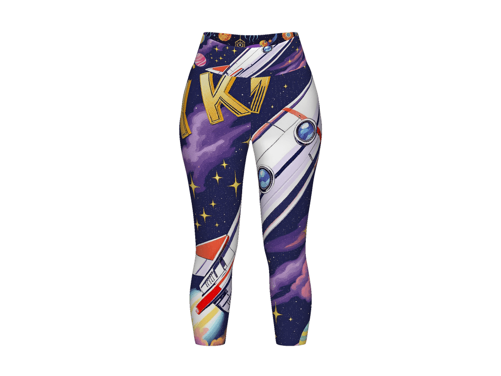 All-Over Print Yoga Capri Leggings