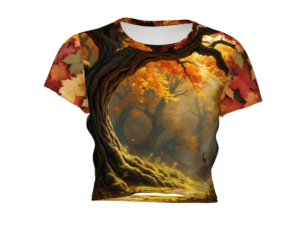 All-Over Print Crop Tee