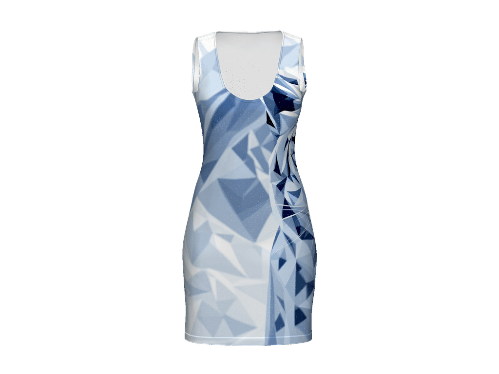 All-Over Print Bodycon Dress