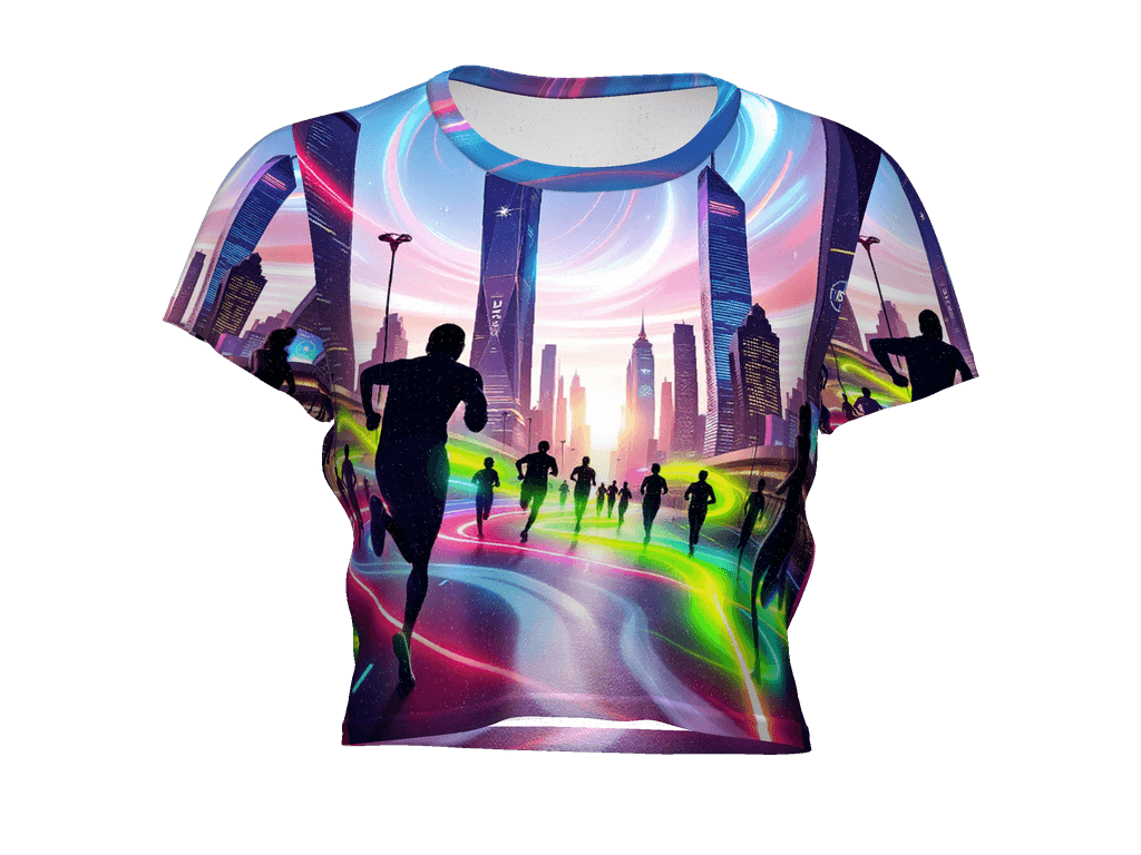 All-Over Print Crop Tee