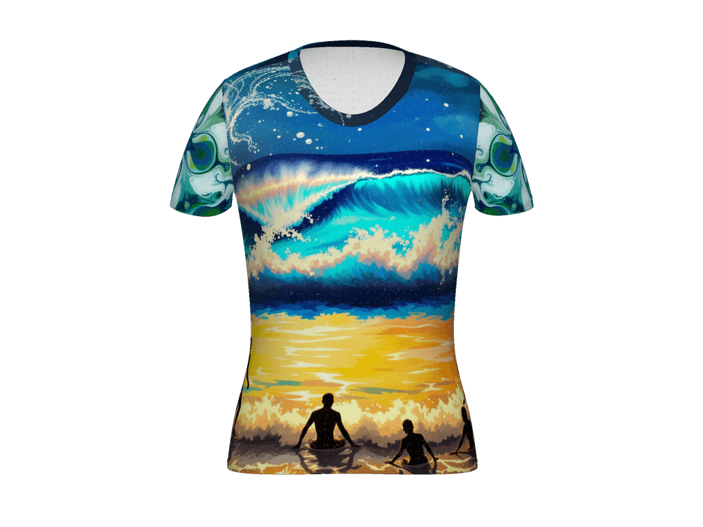 All-Over Print Women's Athletic T-Shirt