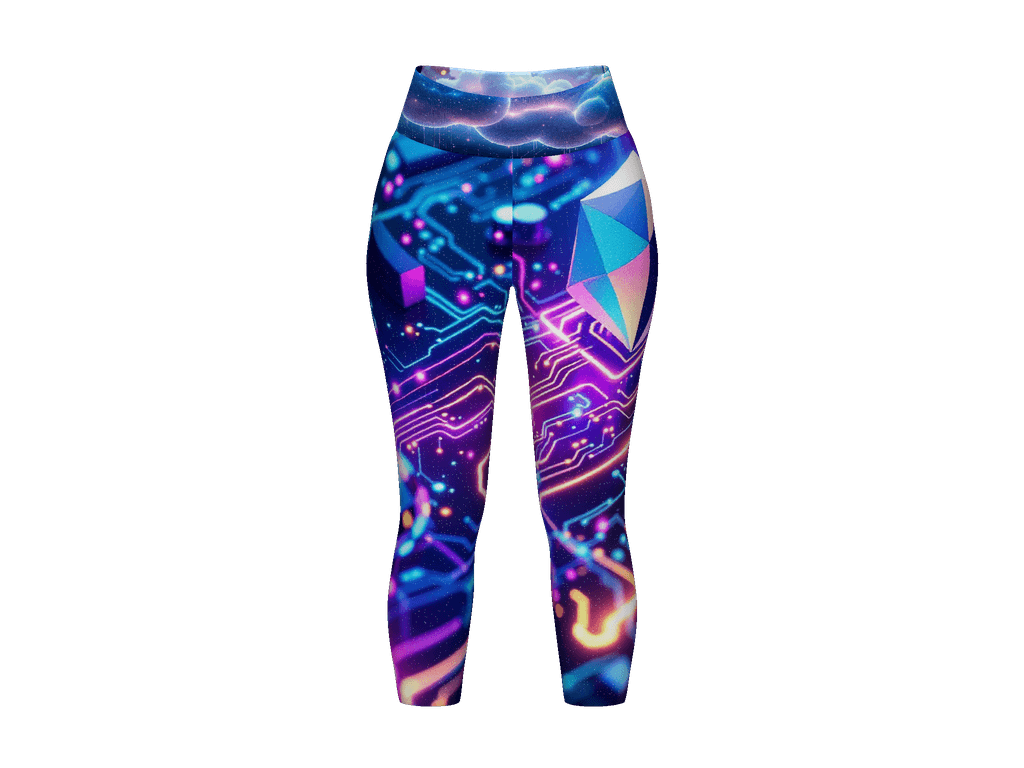 All-Over Print Yoga Capri Leggings