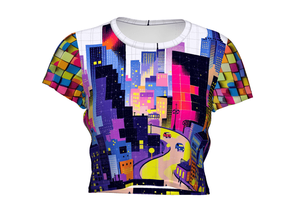 All-Over Print Crop Tee