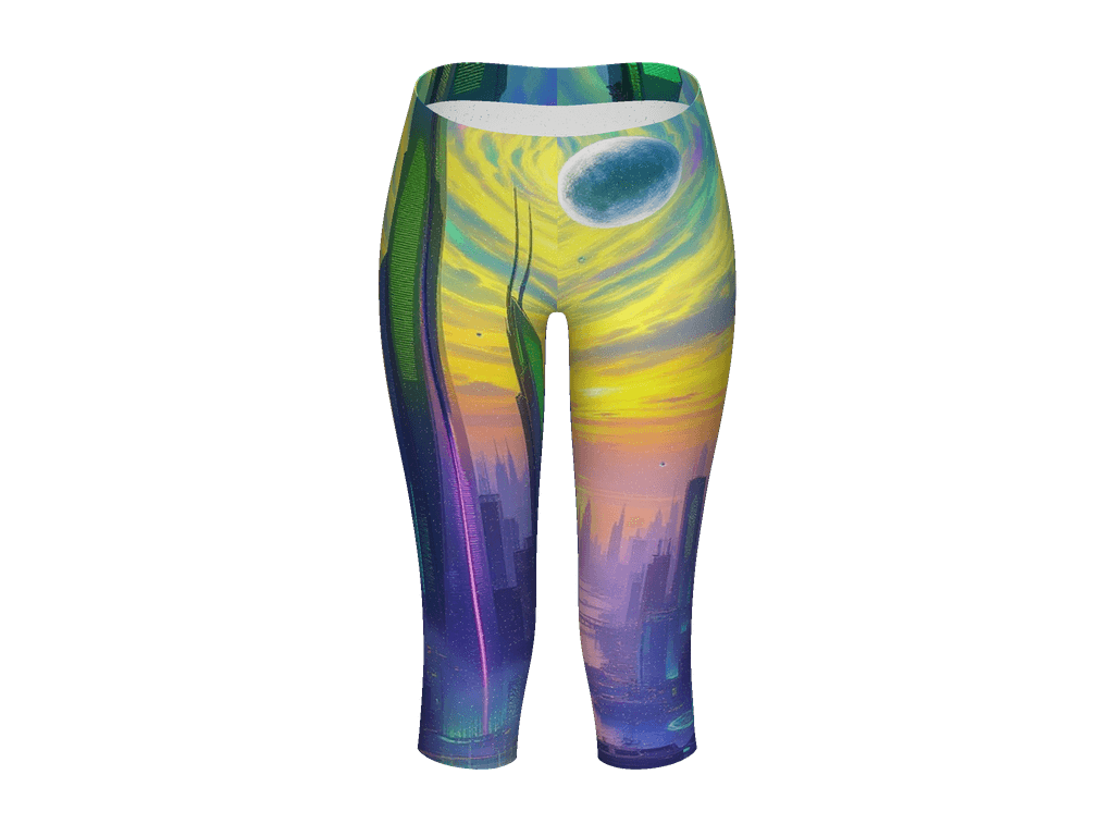 All-Over Print Capri Leggings