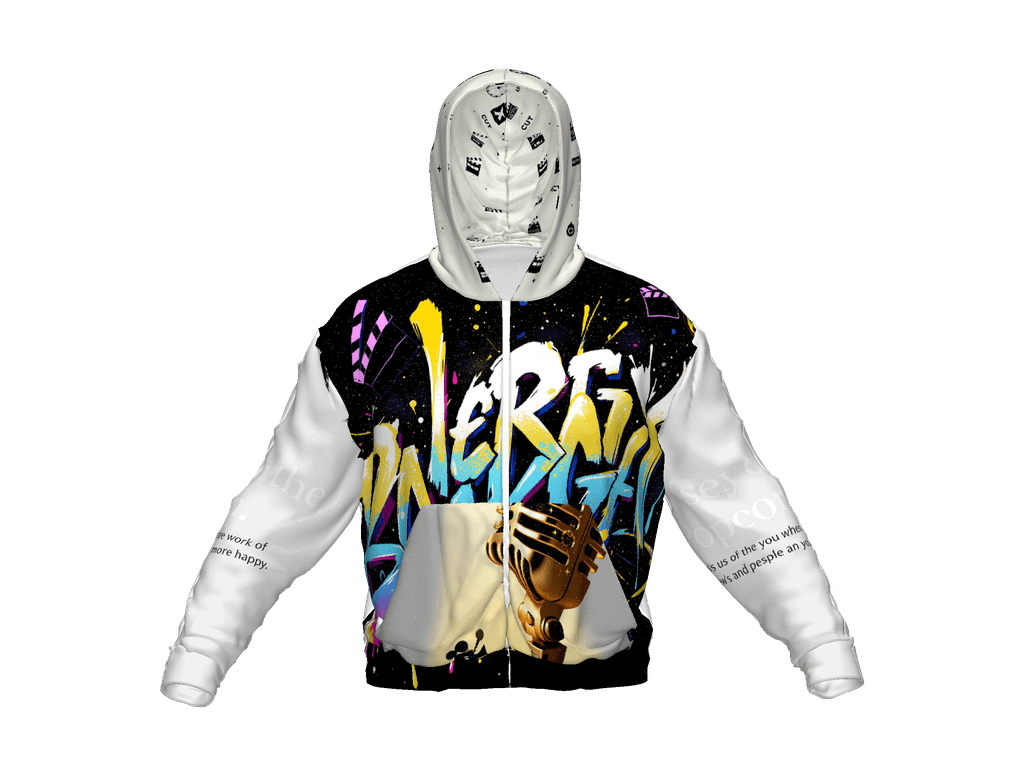 All-Over Print Recycled Unisex Zip Hoodie