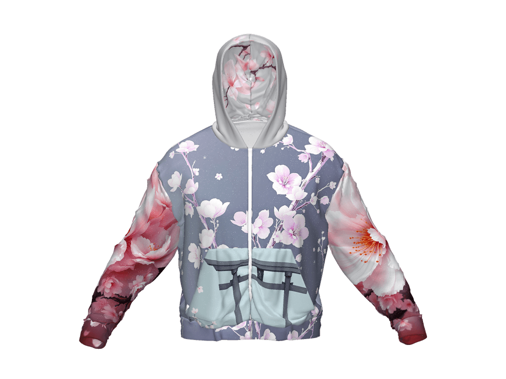 All-Over Print Recycled Unisex Zip Hoodie