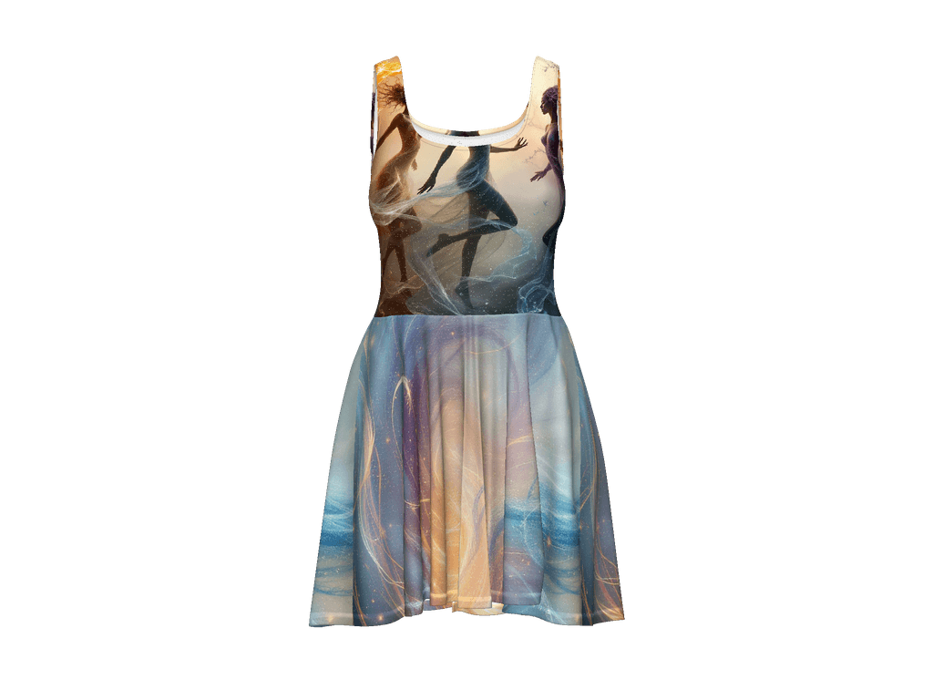 All-Over Print Skater Dress