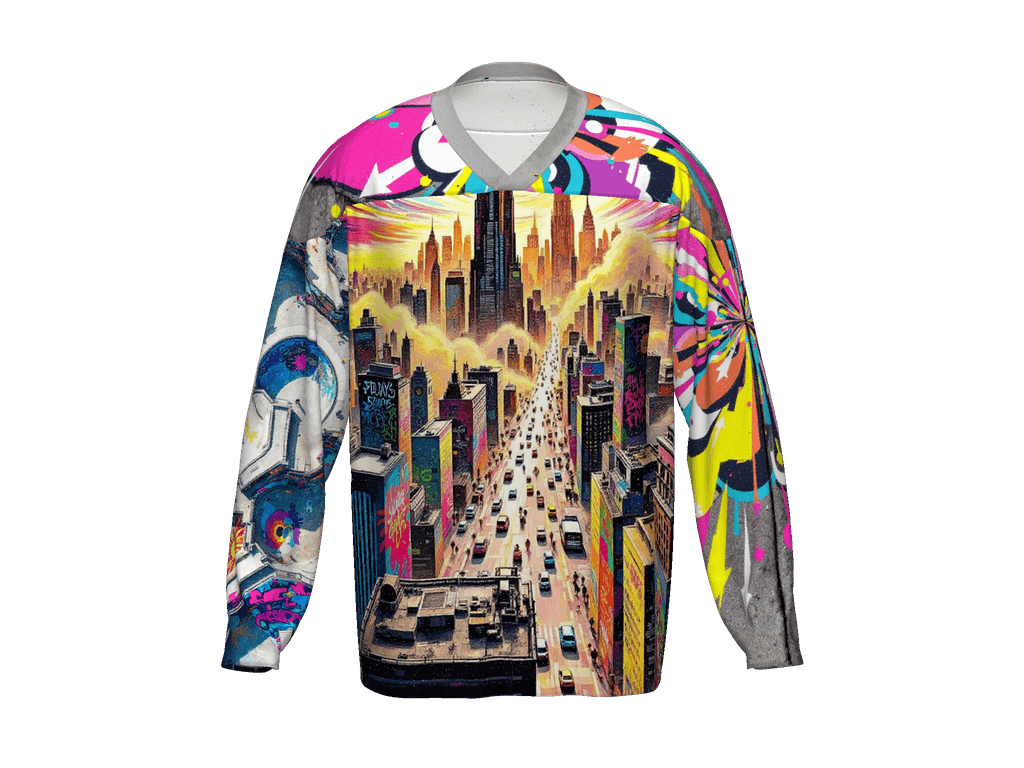 All-Over Print Recycled Hockey Fan Jersey