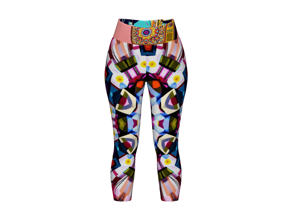All-Over Print Yoga Capri Leggings