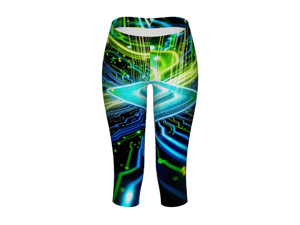 All-Over Print Capri Leggings