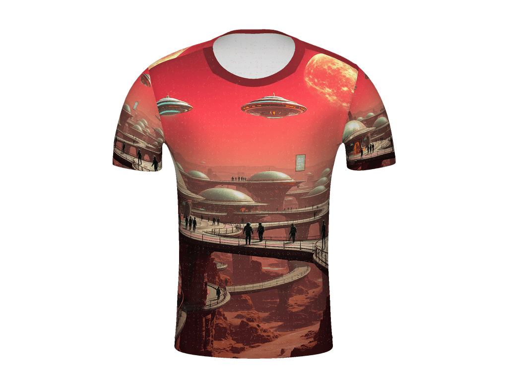 All-Over Print Men's Crew Neck T-Shirt