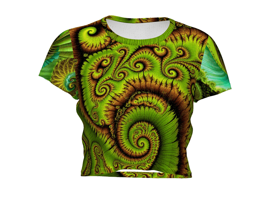 All-Over Print Crop Tee