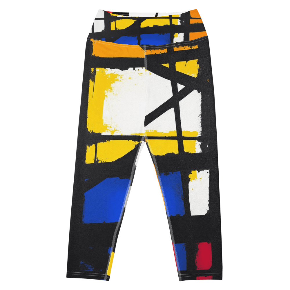 All-Over Print Yoga Capri Leggings