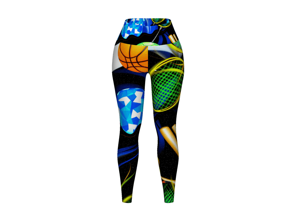 All-Over Print Yoga Leggings