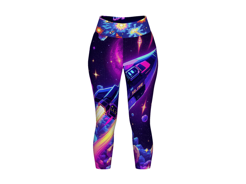 All-Over Print Yoga Capri Leggings