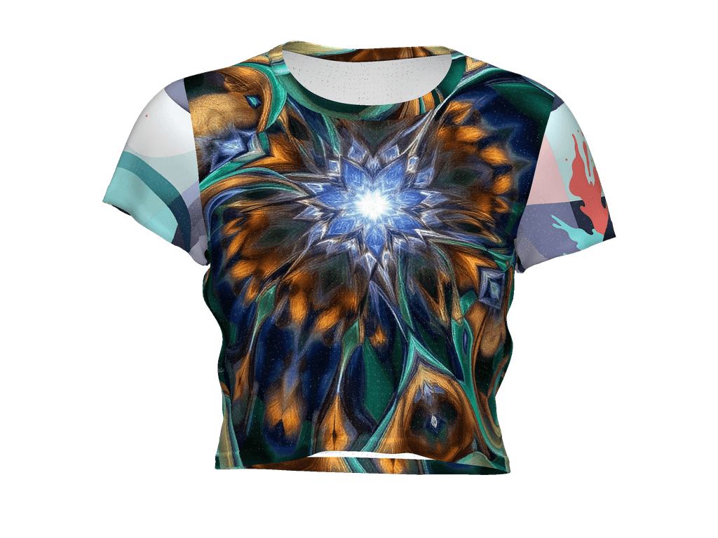 All-Over Print Crop Tee