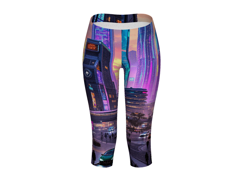 All-Over Print Capri Leggings
