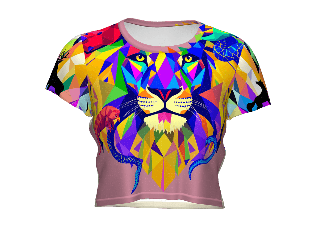 All-Over Print Crop Tee