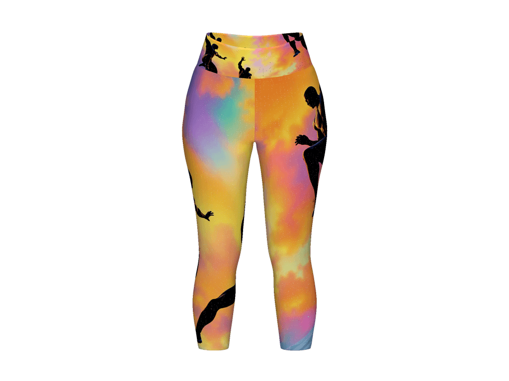 All-Over Print Yoga Capri Leggings