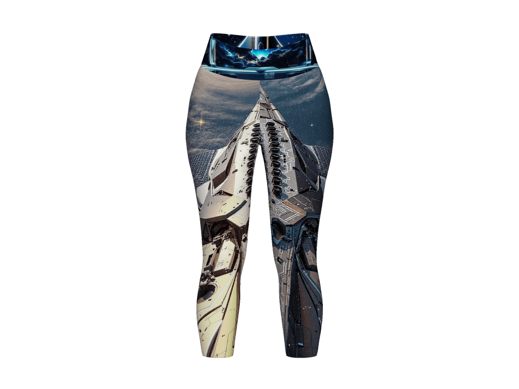 All-Over Print Yoga Capri Leggings
