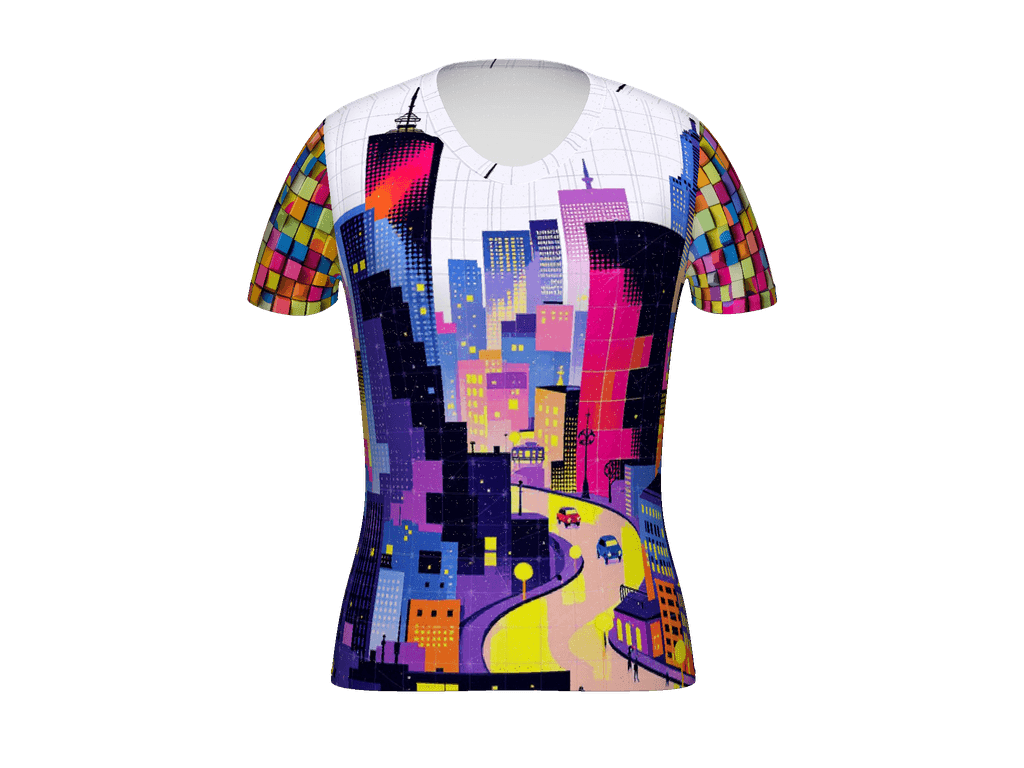 All-Over Print Women's Athletic T-Shirt