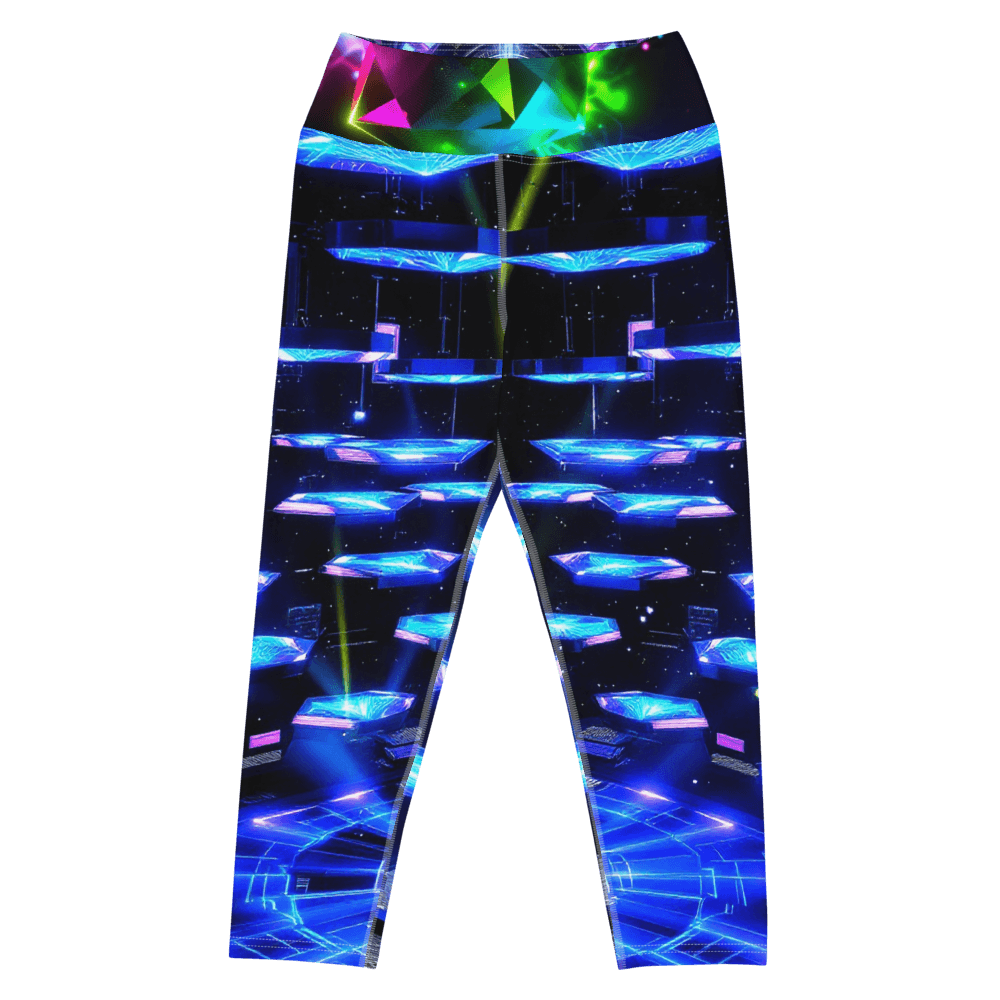 All-Over Print Yoga Capri Leggings