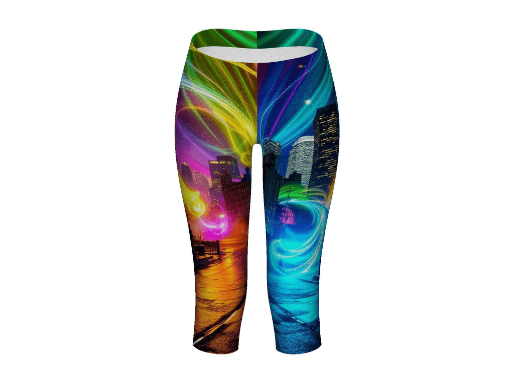 All-Over Print Capri Leggings