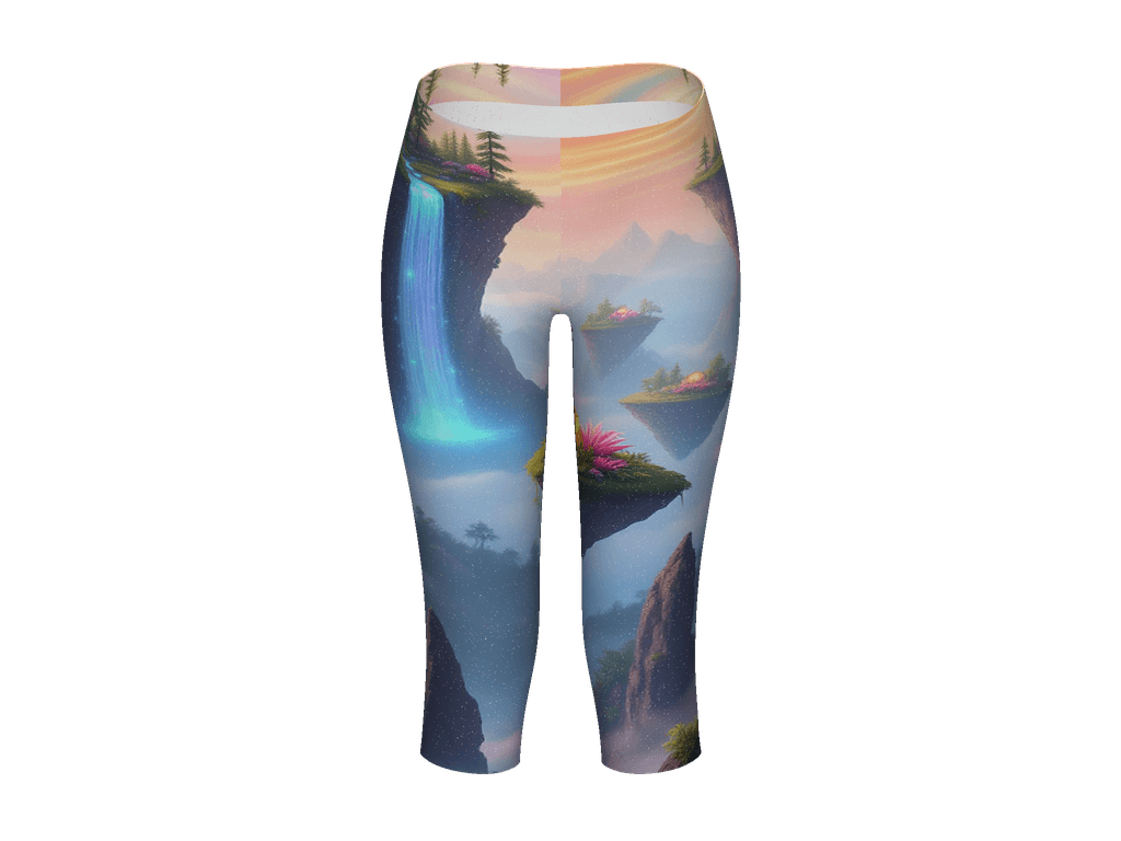 All-Over Print Capri Leggings