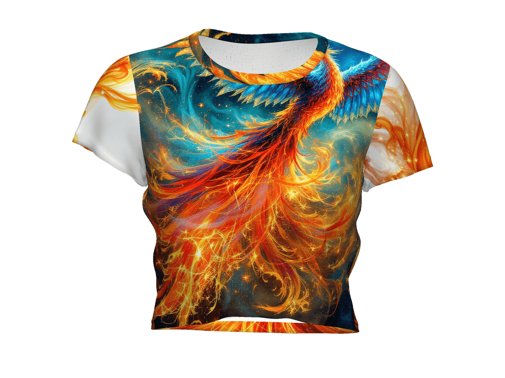 All-Over Print Crop Tee