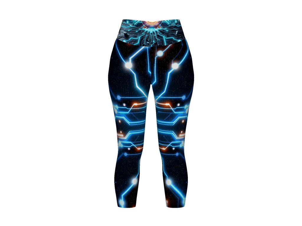 All-Over Print Yoga Capri Leggings