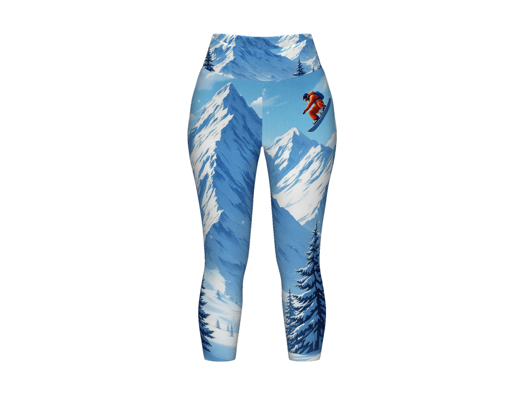 All-Over Print Yoga Capri Leggings