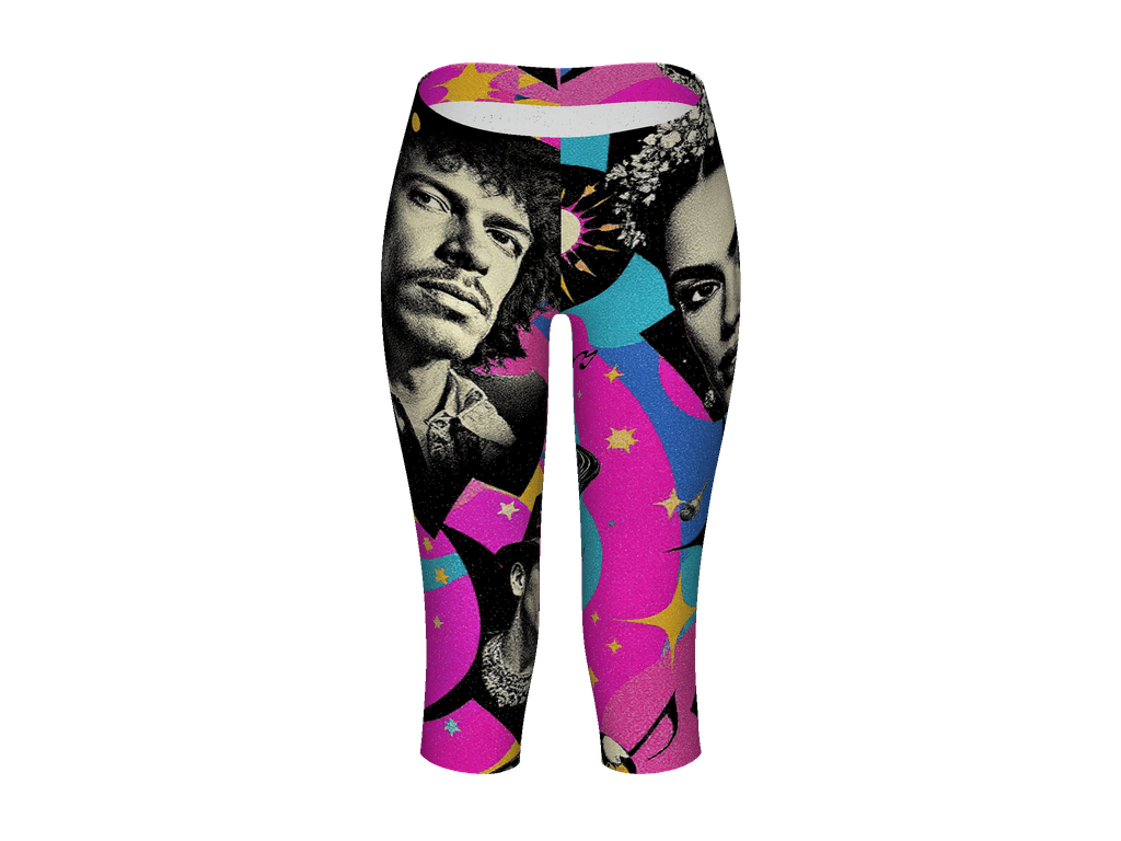 All-Over Print Capri Leggings