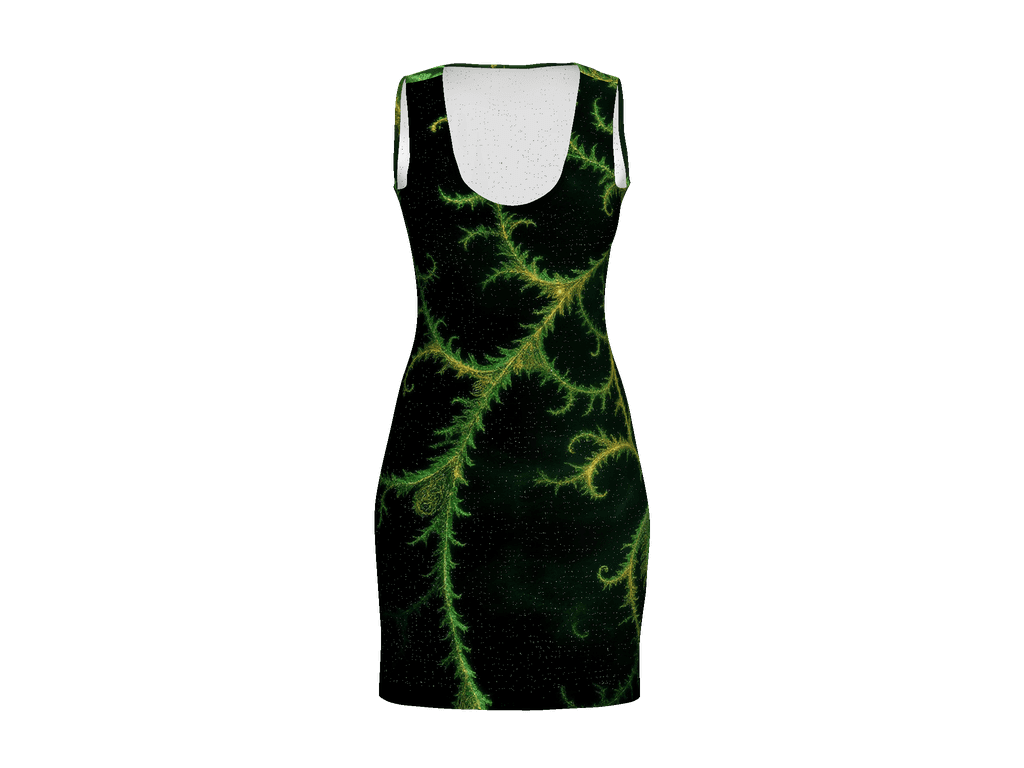 All-Over Print Bodycon Dress