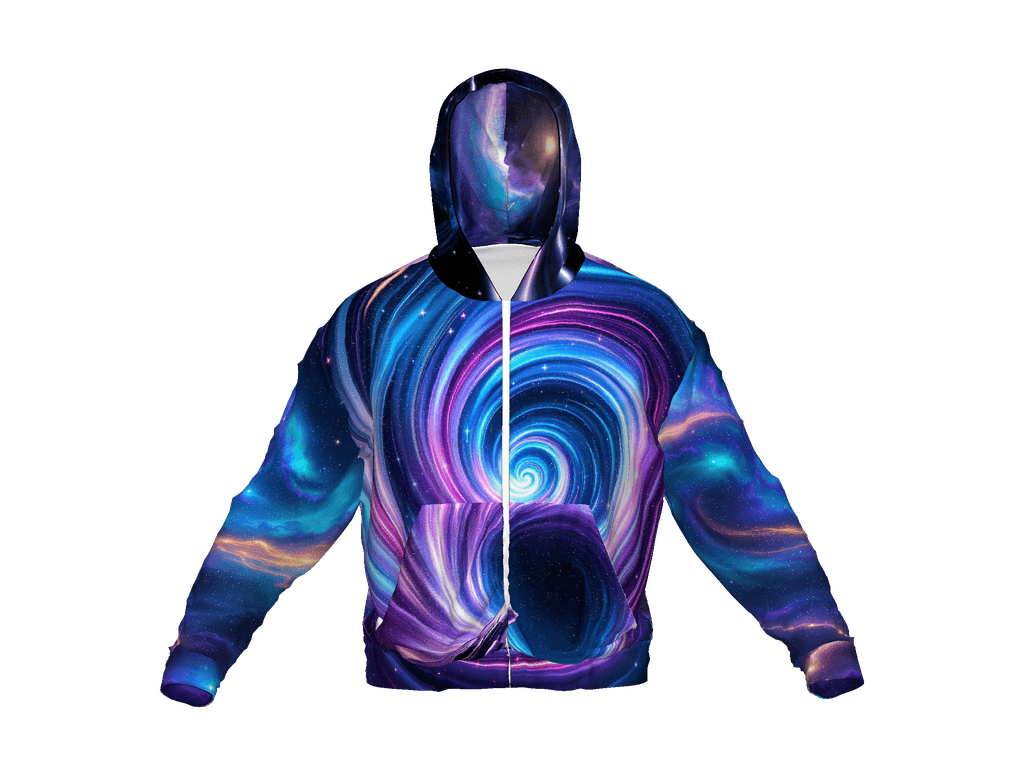 All-Over Print Recycled Unisex Zip Hoodie