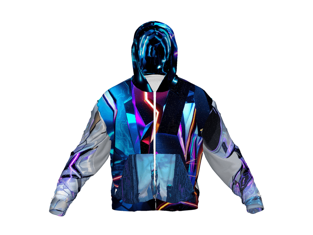 All-Over Print Recycled Unisex Zip Hoodie