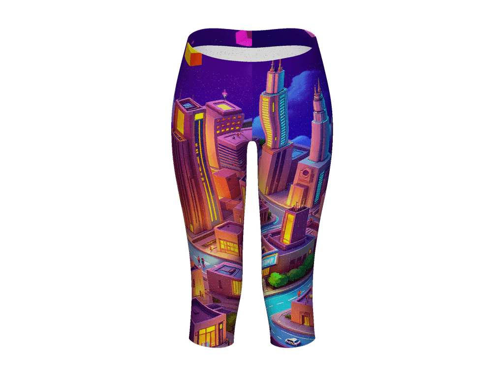 All-Over Print Capri Leggings