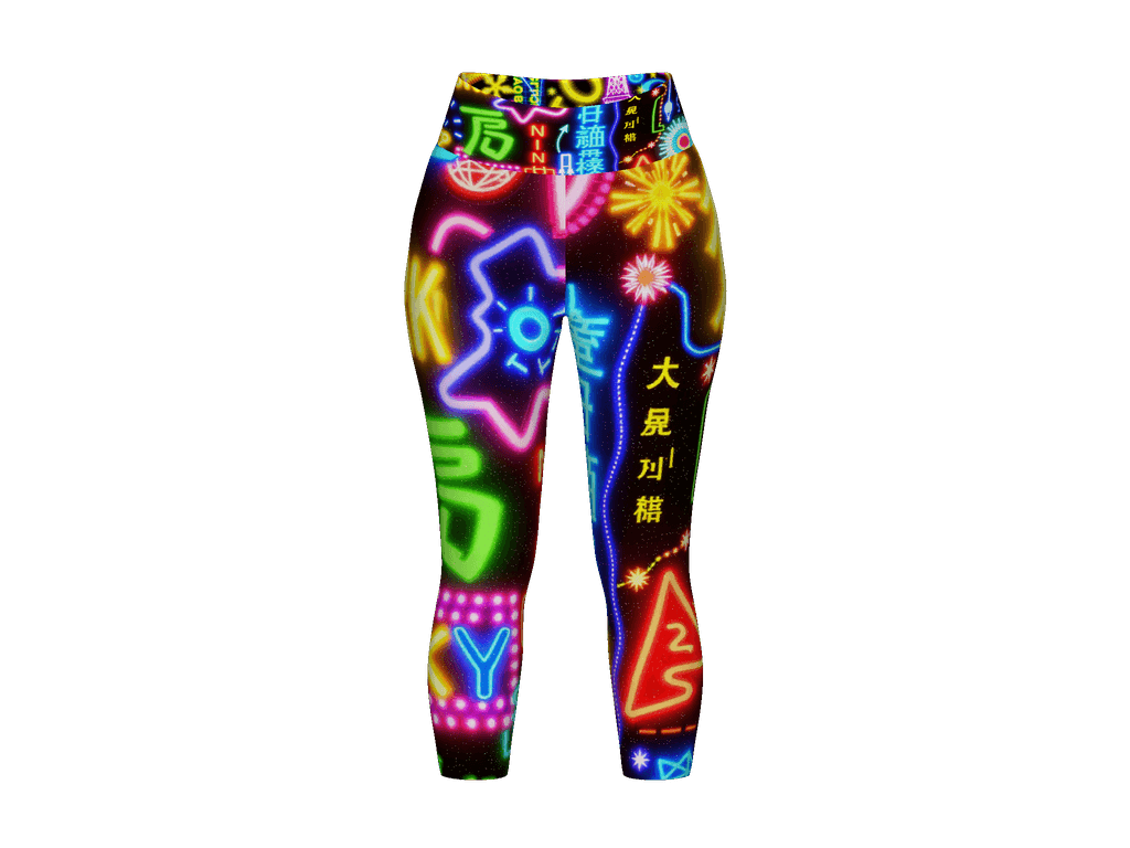 All-Over Print Yoga Capri Leggings