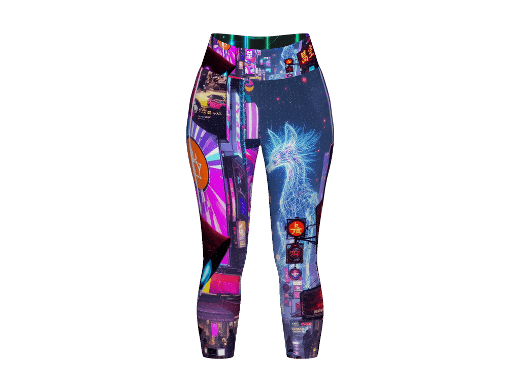 All-Over Print Yoga Capri Leggings