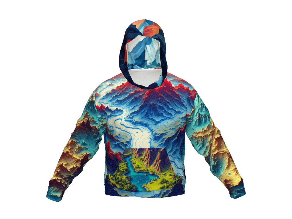 All-Over Print Recycled Unisex Hoodie