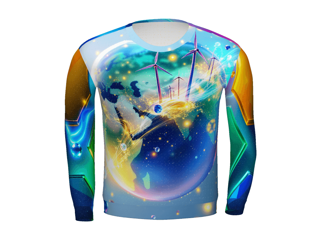 All-Over Print Recycled Unisex Sweatshirt