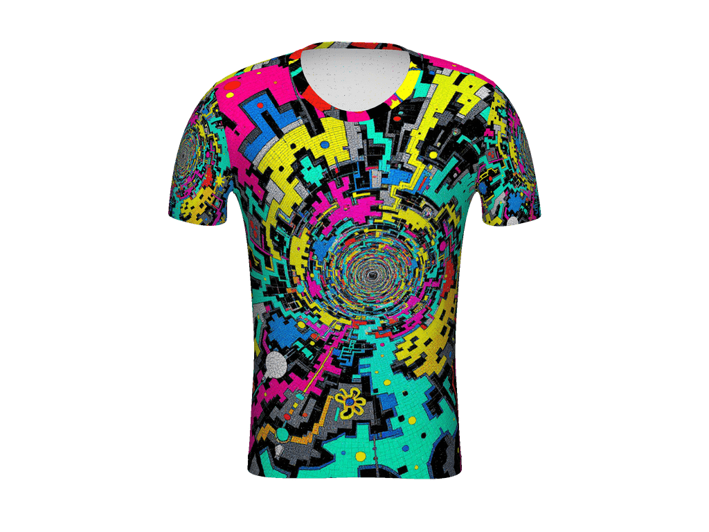All-Over Print Men's Athletic T-Shirt
