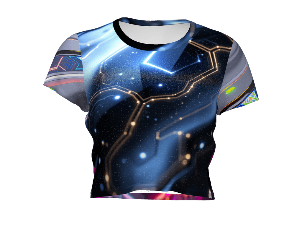 All-Over Print Crop Tee