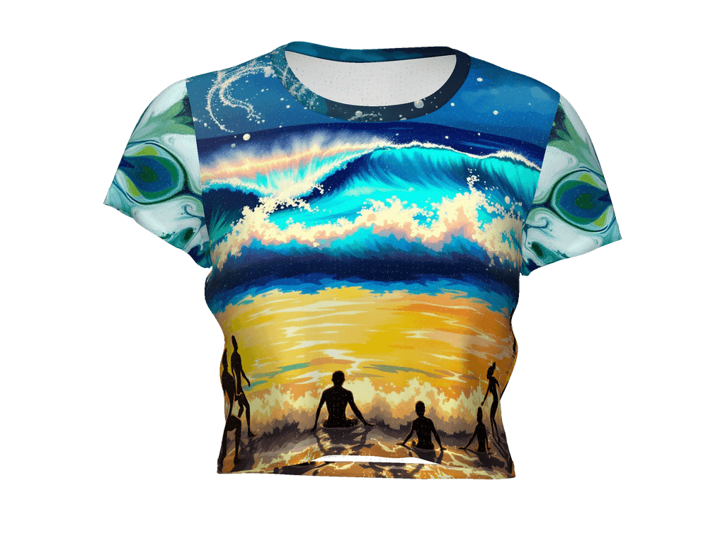 All-Over Print Crop Tee